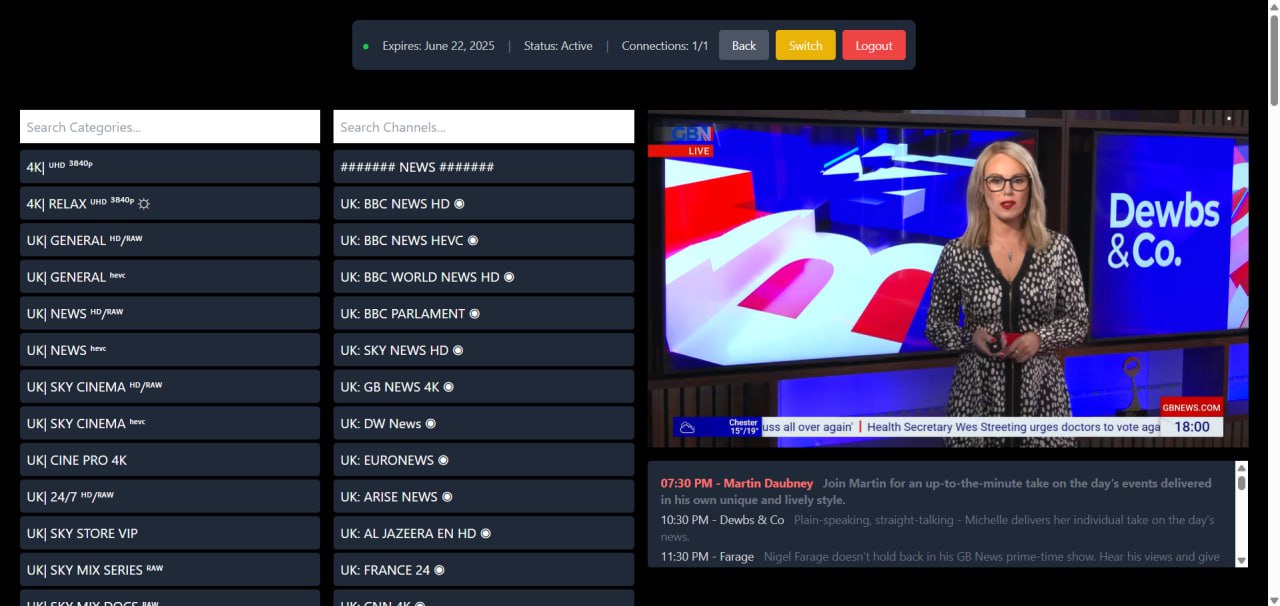 Webplayer PC FastlyTv